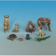 1/35 Animals Set 1 (Mediterranean and African) (9pcs)
