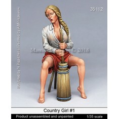 1/35 Country Girl Whipping Butter