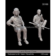 1/35 Land Rover Crew for AK Interactive/Italeri/Revell kit (2 Figures)