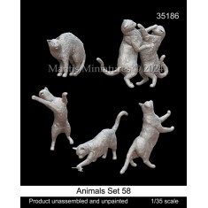 1/35 Cats Set #58 (6 Figures)