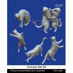 1/24 Cats Set #59 (6 Figures)