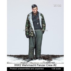 1/35 WWII German Wehrmacht Panzer Crewman #2 (1 Figure)