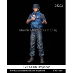 1/35 TV and Press Reporter Figure (1 Figure)
