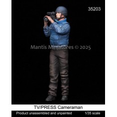 1/35 TV and Press Cameraman Figure (1 Figure)