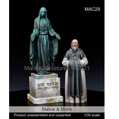 1/35 Statue & Monk 