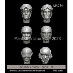 1/35 Special Forces Heads Set