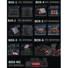 Matte Plastic Organizer Storage Compartment Box (2 grids, 208x103x26mm)
