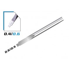 Gap Scraper For Modelling (Top 0.4mm 0.6mm, End 3.175mm, L 3.8mm)
