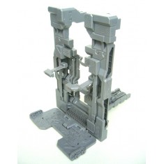 1/100, 1/144 MS Garage Action Base for Gundam Model kits - Light Gray