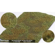 Rough Meadow Mat - Winter G (Grass length: 2-4.5 mm, 300 x 210 mm)
