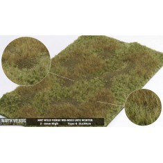 Wild Verge Mat - Winter G (Grass length: 2-6 mm, 300 x 210 mm)
