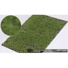 2-4mm Layered Grass Tufts #Spring (sheet 210 x 150 mm)
