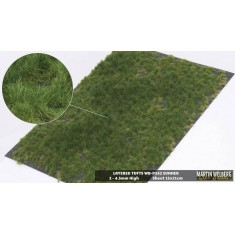 2-4mm Layered Grass Tufts #Summer (sheet 210 x 150 mm)