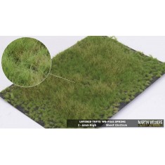 2-6mm Layered Grass Tufts #Spring (sheet 210 x 150 mm)