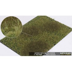 2-6mm Layered Grass Tufts #Early Winter (sheet 210 x 150 mm)