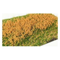 Layered Grass Tufts - Spring/Summer/Fall Orange Flowers (210 x 150 mm, height: 2-12mm)