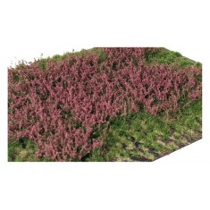 Layered Grass Tufts - Spring/Summer/Fall Red Flowers (210 x 150 mm, height: 2-12mm)