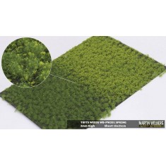 2mm Grass Tufts Weeds Mat - Spring (210 x 150 mm)