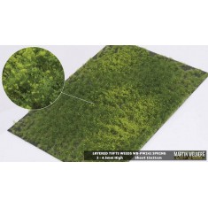 2-4.5mm Layered Grass Tufts Weeds Mat - Spring (210 x 150 mm)