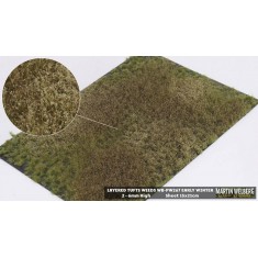 2-6mm Layered Grass Tufts Weeds Mat - Winter (210 x 150 mm)