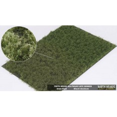 6mm Grass Tufts Weeds Mat - Late Summer (210 x 150 mm)