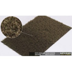 6mm Grass Tufts Weeds Mat - Winter (210 x 150 mm)