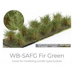 Bushes #Fir Green Type A (Grass length 20-30mm, 10pcs)