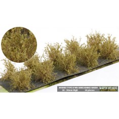 Bushes #Khaki Green Type A (Grass length 20-30mm, 10pcs)