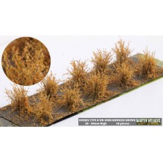 Bushes #Rawhide Brown Type A (Grass length 20-30mm, 10pcs)