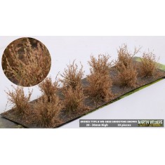 Bushes #Sandstone Brown Type A (Grass length 20-30mm, 10pcs)