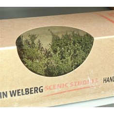 Bushes Khaki Green Type B (10pcs, Height 40-50 mm, sheet 180x60 mm)