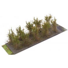 Fine Leave Bushes Orange Fall Type B (10pcs, Height 40-50 mm, sheet 180x60 mm)