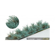 Bushes Eucalyptus Green Type D (10pcs, Height 20-30 mm, sheet 180x60 mm)