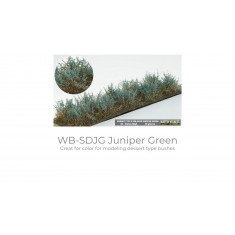 Bushes Juniper Green Type D (10pcs, Height 20-30 mm, sheet 180x60 mm)