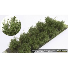 Bushes #Medium Green Type D (Grass length 20-30mm, 10pcs)