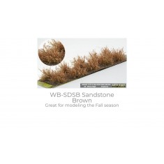 Bushes Arid Sandstone Brown Type D (10pcs, Height 20-30 mm, sheet 180x60 mm)