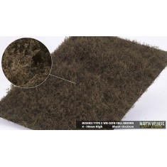 Bushes Mat #Fall Brown Type E (210x150mm, Grass length 4-30mm)