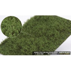 Bushes Mat #Spring Green Type F (210x150mm, Grass length 2-22mm)