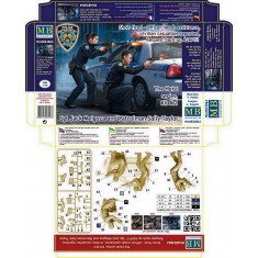 1/24 The Heist Series #1 - Police Sgt Jack Melgoza & Patrolman Sally Taylor (2 figures)