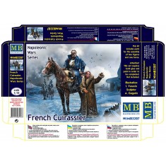 1/32 French Cuirassier in Napoleonic Wars (2 figures + 1 Horse)