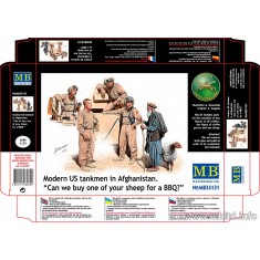 1/35 Modern US Tankmen in Afghanistan "Can we buy one of your sheep for a BBQ?"