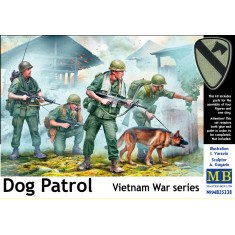 1/35 Vietnam War Dog Patrol (4 figures and 1 dog)