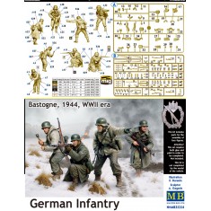1/35 WWII German Infantry, Bastogne 1944 (4 figures)