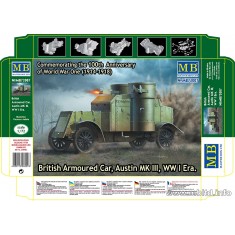 1/72 WWI British Armoured Car Austin MK III - 100th Anniversary