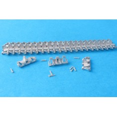 1/35 PzKpfw.III, Pz.Kpfw.IV Solid Horned "V" type 1943-45 w/ perforation Metal Tracks (230 links, 460 pins)