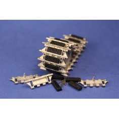 1/35 Metal Worn Out Tracks with Rubber Pads for British Chieftain (200 links, 400+ pins)