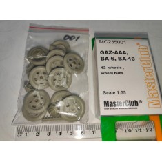 1/35 GAZ-AAA & BA Armoured Cars Wheels