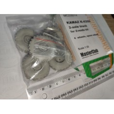 1/35 KAMAZ K-4350 2-axle Truck Wheels for Zvezda kit