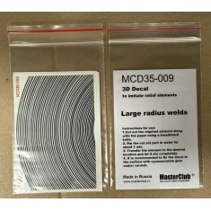 1/35 3D Decal - Medium Radius Welds