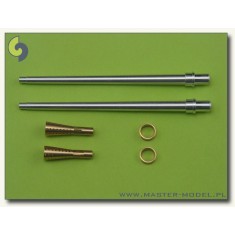1/32 German Aircraft Cannon 3,7cm Flakvierling 18 Gun Barrels (2pcs)